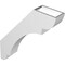 Ekena Millwork 3 1/2-in. W x 18-in. D x 22-in. H Olympic Architectural Grade PVC Knee Brace BRCP035X18X22OLY - alternate 2